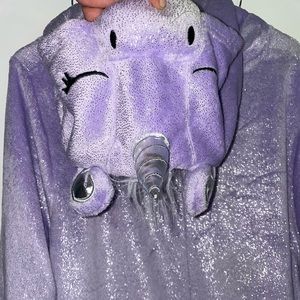 Lavender plus 3X Unicorn hoodie Onsie pajamas